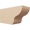 Ekena Millwork 6in. W x 8in. H x 16in. L Greensboro Woodgrain TimberThane Rafter Tail, Primed Tan RFTUR06X08X16GRNRCPR - alternate 1